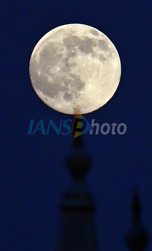 Full moon is shining on Sharad Purnima.