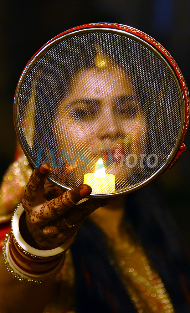 Women Celebrate Karva Chauth