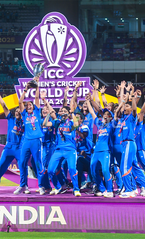 Team India celebrates ICC Women's World Cup 2025 triumph